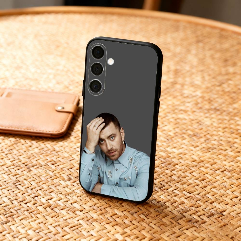 

S-Sam S-Smith Gloria Singer Phone Case For Samsung A73,72,71,53,52,51,22,91,80, Soft Black Cover Samsung a41