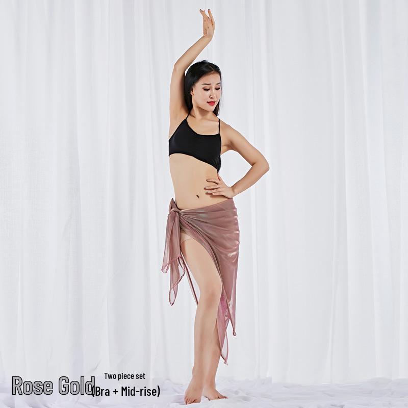 Eye-Catching Textured Belly Dance Shawl with Waist Chain - Flowy Hip Scarf, Hot Selling