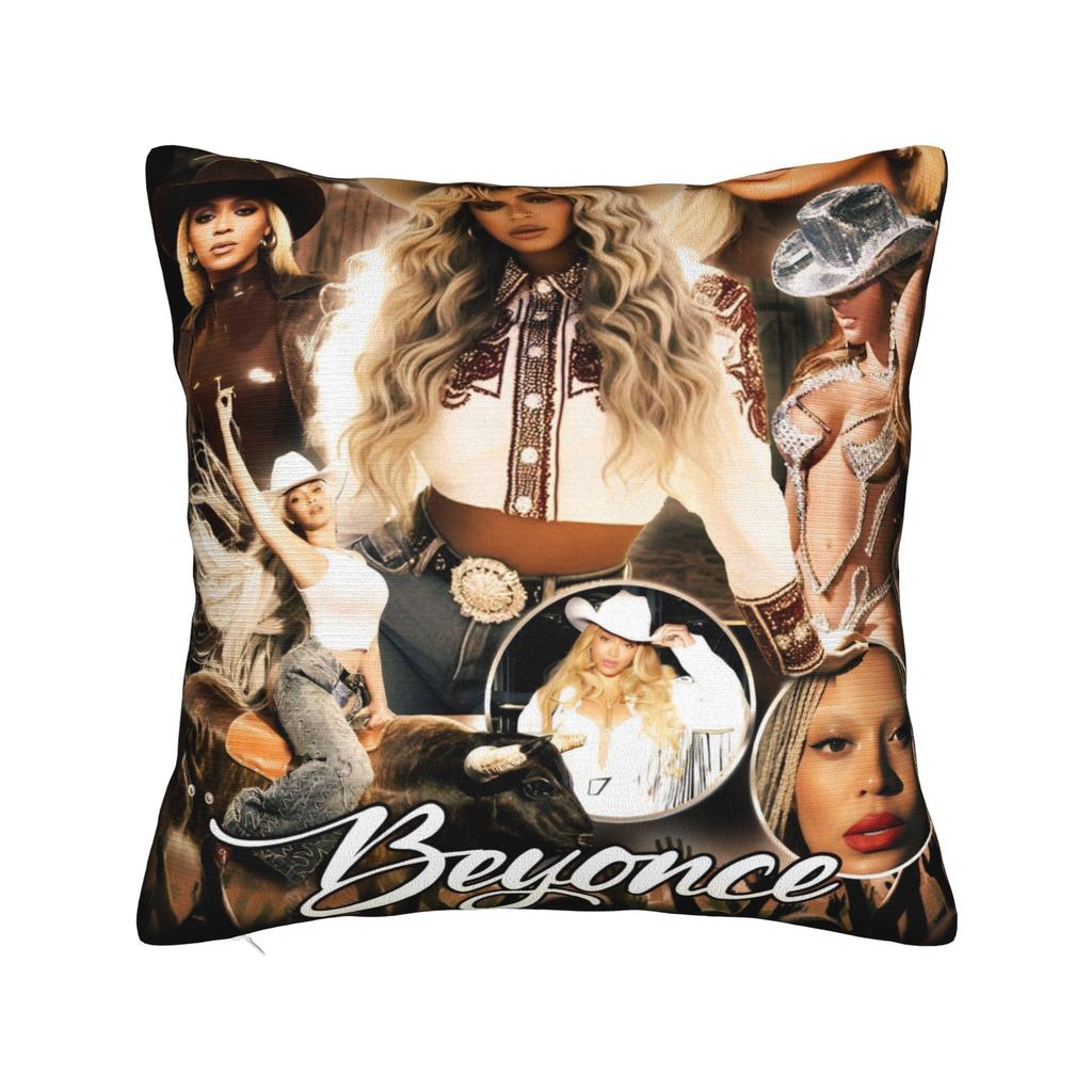 Beyonce Cowboy Carter Tour Printing Pillowcase Cushion Cover  Pillow Covers New Style Bedroom Decorations Square Multi-Size