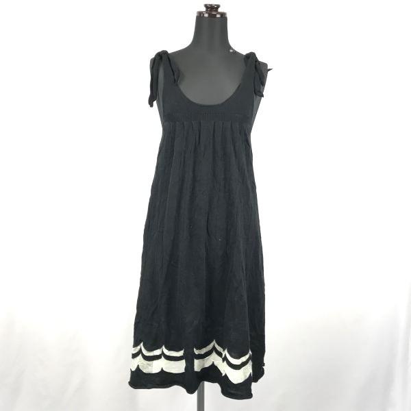 

Б/У/Сделано в Японии il by Saori Komatsu Длинное платье без рукавов/Размер 38/M/Черный/