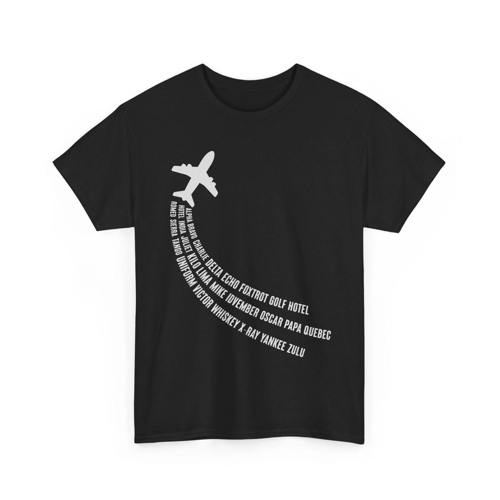 Airplane Shirt, Phonetic Alphabet Airplane Shirt, Aviation Lovers Shirt 2XL