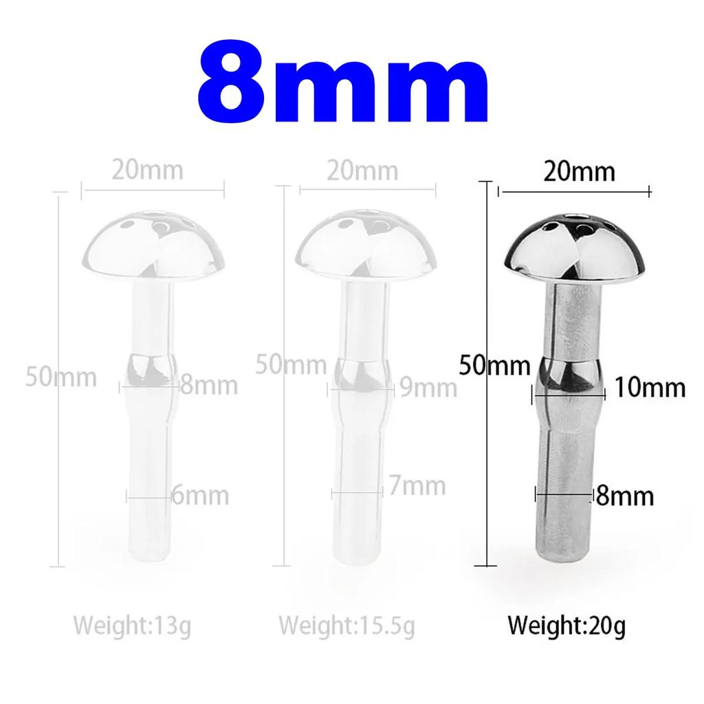 3 Size Shower Head Metal Urethral Catheter Male Urethral Dilator Hollow Penis Plug Stimulation Sounding Masturbator Sex Toys Men