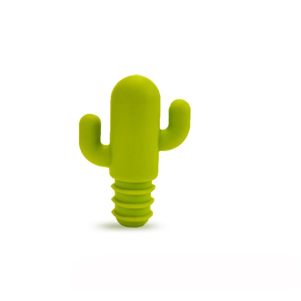 Fresh-keeping Sealed Bottle Stopper Silicone Cactus Wine Bottle Stopper Leak-proof Beer Bottle Champagne Cork Bar Kitchen Gadget