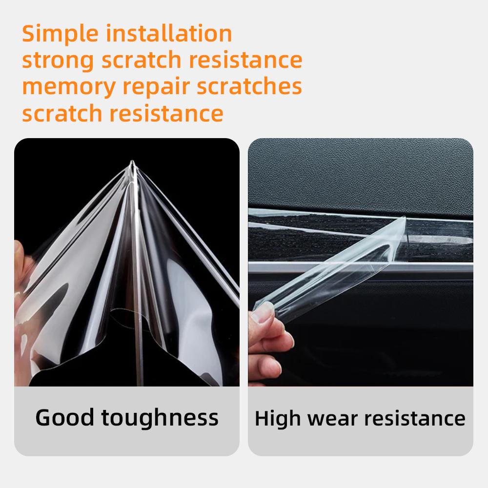 TPU Protective Film for Mercedes Benz EQC Eqc350 400 2020 2025 Car Interior Sticker Center Console Air Gear Navigation Dashboard