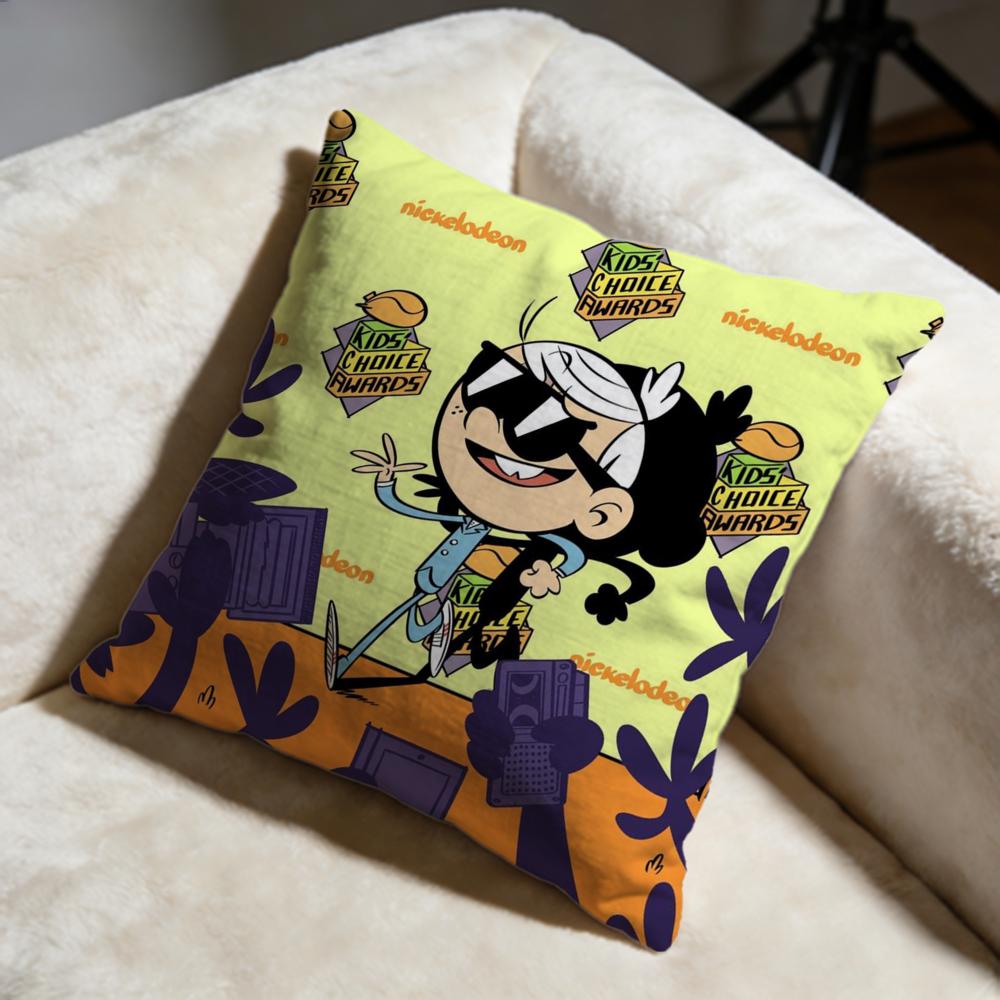 Stylish TThe Loud Houseable Cushion Cover Soft Decorative Pillow Case Suitable for Bedroom Sofa Car Travel Use