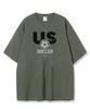 MODERMENT Real Overfit Football Short Sleeve T-Shirt [Olive]