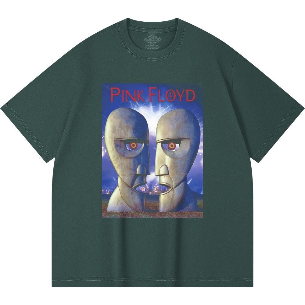 230 Gsm %100 Pamuk Heavy Metal Tişört Rock Grubu Popüler Müzik Baskılı Unisex Ağır Pamuk Tişört