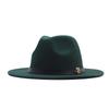 eBay European and American fashion autumn and winter new M belt woolen top hat men's and women's jazz hat