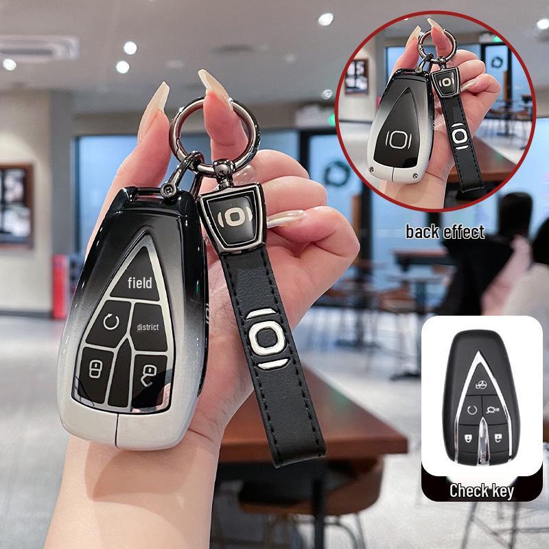 Changan Qiyuan A07 Schlüsseletui für Modelle 25/24: 515 Elite, Premium 710 Flaggschiff mit Metallgehäuse und High-End-Schnalle