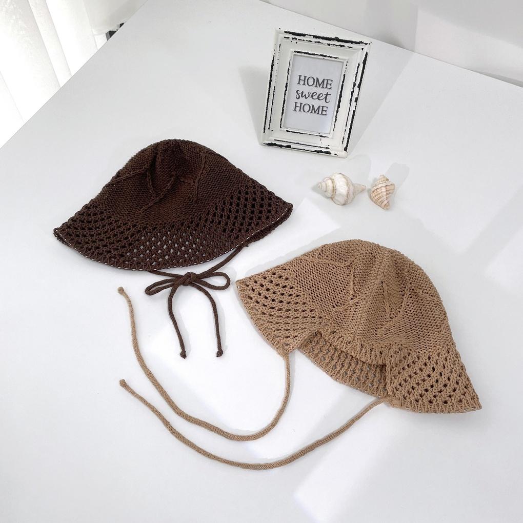 Women's and Men's Mesh Knit Bonnet Bucket Hat