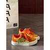 Niche sunset orange retro star board shoes women's 2 new versatile student orange sports bread shoes
