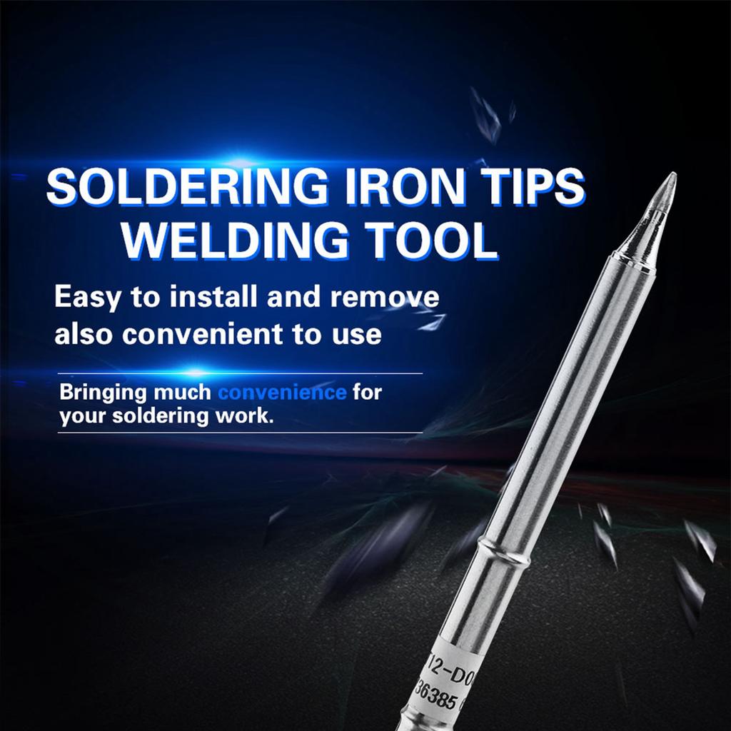 T12 Series Soldering Iron Tips Welding Tool Replacement for FX 951 Rework Station