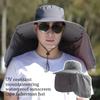 Sun Protection Bucket Hat Waterproof Mountaineering Caps Summer Fisherman Cap Camping Hiking
