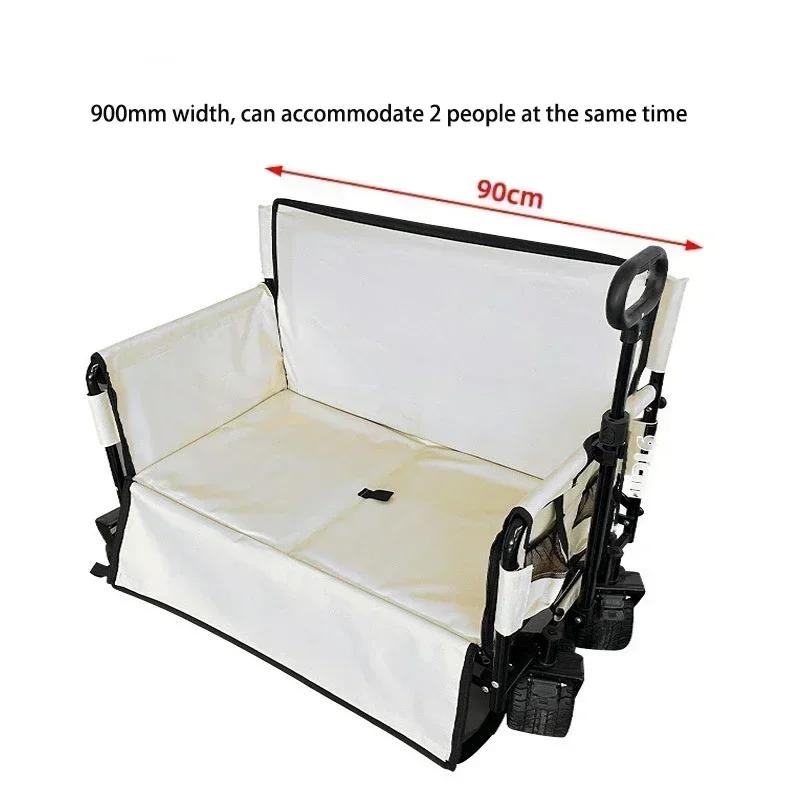 Campervan, Outdoor Foldable Cart, Travel Stall, Small Trailer, Camper, Trolley, Picnic, Folding Table New