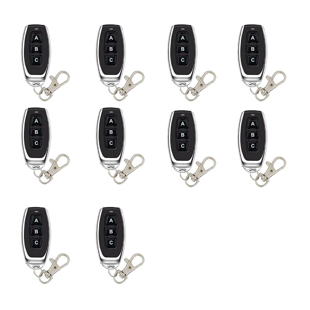 QIACHIP 433MHz Wireless Remote Control Switch 2CH DC 12V 24V 30V 48V 60V Receiver Relay RF Transmitter For Garage Door Light