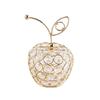European Style Crystal Apple, Pear & Pineapple Ornaments for Home Decor