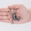 Necklace Men's Koi Carp Prosperity Every Year Fashionable Good Luck Trendy Personality Pendant