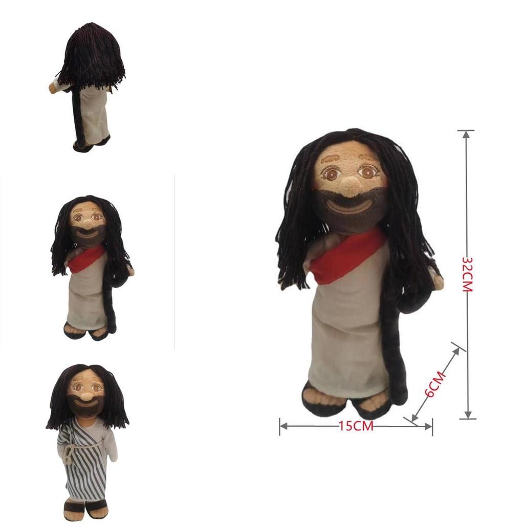 Jesus Charakter Plüschpuppe Hochwertige PP Baumwollfüllung 32 cm Höhe Mehrere Farben