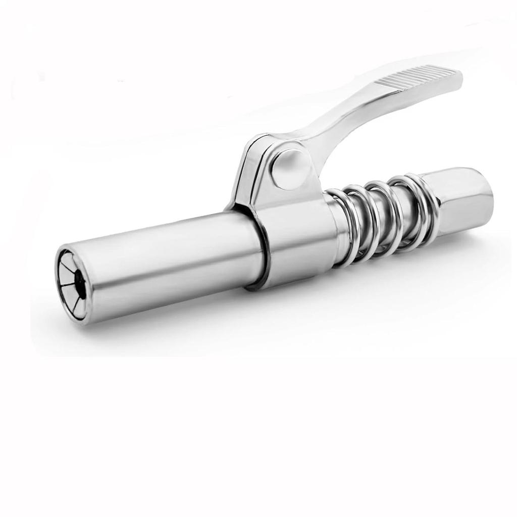 High-Pressure Self-Locking Flat Nozzle Grease Gun Coupler