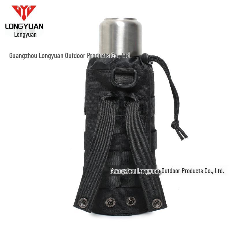 Outdoor Camouflage Tactical Water Bottle Sleeve with Mesh Drawstring