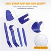 5Pcs/Set Auto Trim Removal Tool Kit Fastener Car Panel Door Window Tool Auto Clip Fastener Remover Pry Tool Clip Puller