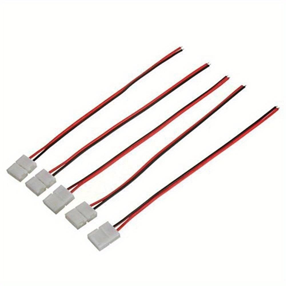 1Pcs Cable 2 Pin LED Strip Connector 3528/5050 Single Color Adapter