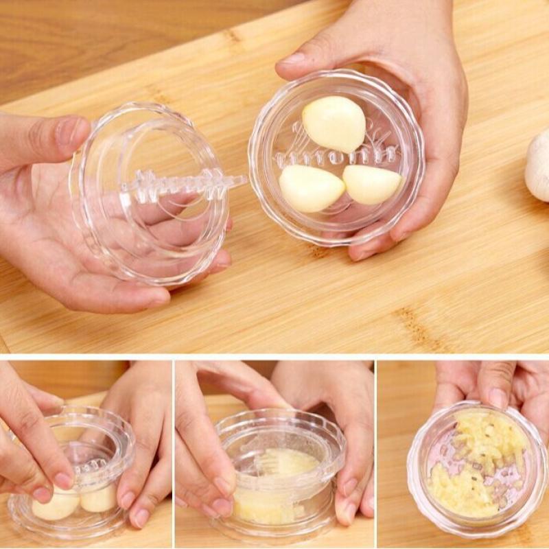 Kitchen Multifunctional Garlic Crusher Manual Garlic Press Roll Crusher Chopper Home Appliance Kitchen Gadgets Accessories