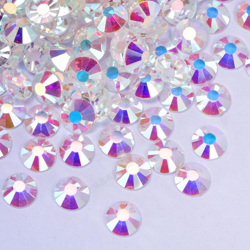 Nail Art Rhinestone Crystal Glass Accessories Diy Flat-Bottomed Drill, Mobile Phone Case Colorful Guomao A Diamond Accessories Accessories Accessories