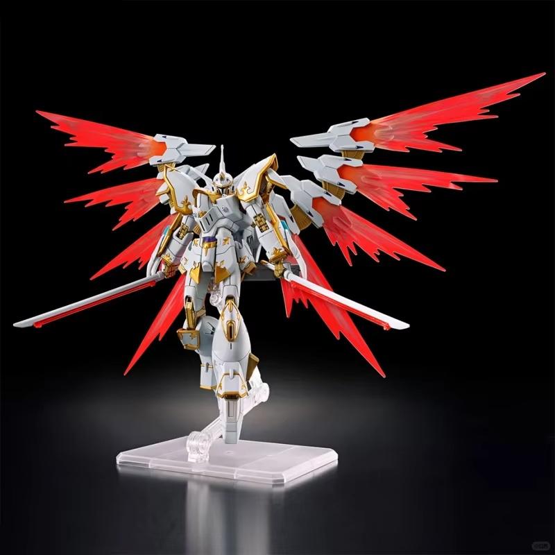 HG 1/144 Garuda Black Knight Team Divine Bird With Light Wings Mech Assembly Model Kits Action Figures Ornament Boy Puzzle Toy