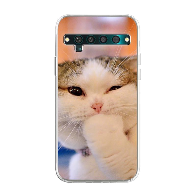 

Мягкий силиконовый чехол из ТПУ для TCL 10 Pro 6,47 дюйма, задний чехол для TCL 10L 6,53 дюйма, чехол для телефона, милый мультяшный бампер для телефона, чехол TCL 10 Pro