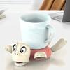 Shocked Turtle Coaster - Anti-Slip Heat-Resistant Funny Desk Decor Prank Gift & Home Office Decoration, Turtle Decor
