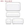 Transparent Desktop Organizer: Built-in Drawer Storage for Stationery and Cosmetics.