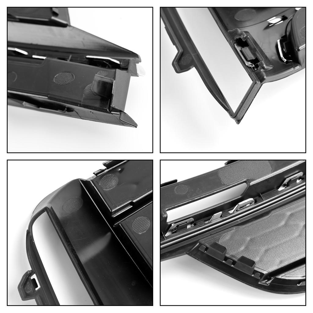 2PCS Front Bumper Fog Light Grille Cover Trim 8W6807682FRU6 8W6807681FRU6 Fit A5 S-Line S5 2018-2019