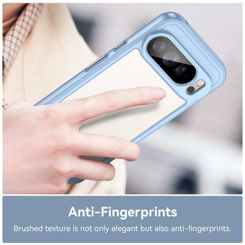 For Google Pixel 10 Pro XL Back Cover WANLONFENG XC Series TPU Acrylic Phone Case with Tempered Glass Film