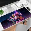 Girl Power Xl Gaming Mouse Pad Nonslip Rubber Base Stitched Edge Waterproof Desk Mat For Pc Laptop Gamer Office Computer Accessories