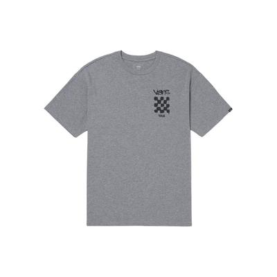 Casual Sports Loose Graffiti Pattern Letter Print Round Neck Short Sleeve T-Shirt Men Tops Black Gray VN000GPNHTG