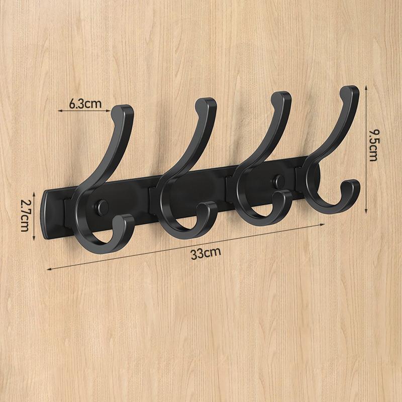 Black White Wall Hook Coat Racks Key Bag Clothes Hat Robe Hook Hanger Carrying Vintage Wall Hooks To Screw Bathroom Hanging Hook