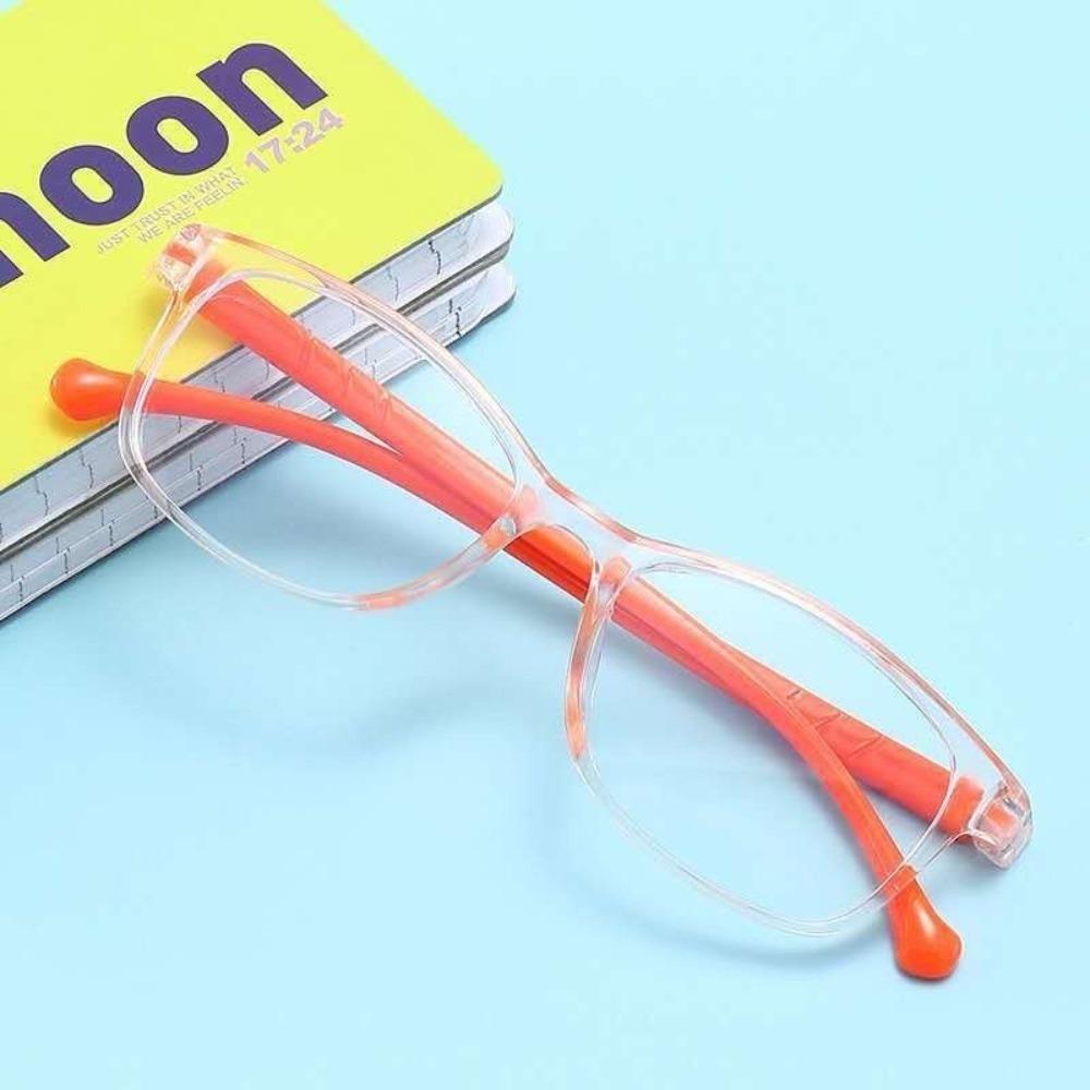 Fashion Transparent Anti Radiation Glasses for Kids Anti Blue Lens Computer Eyewear Replaceable Protection Lens