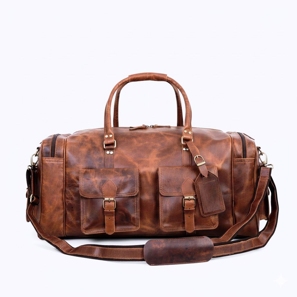 Bolsa de lona de cuero hecha a mano, bolsa de fin de semana, bolsa de gimnasio, bolsa de viaje, bolsa de viaje de cuero, bolsa de viaje para hombre, bolsa de lona de vacaciones, regalo para él