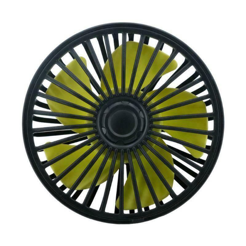 USB-Auto-Kopfstützen-Ventilator, Mini-Rücksitz, 3-Gang-verstellbare Luftkühlung, Blasventilatoren, Plug-and-Play, F407