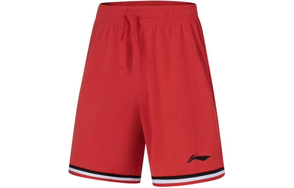 Li Ning Professional Basketball Collection Basketball Suit Men's August 1 Red AATT001-2