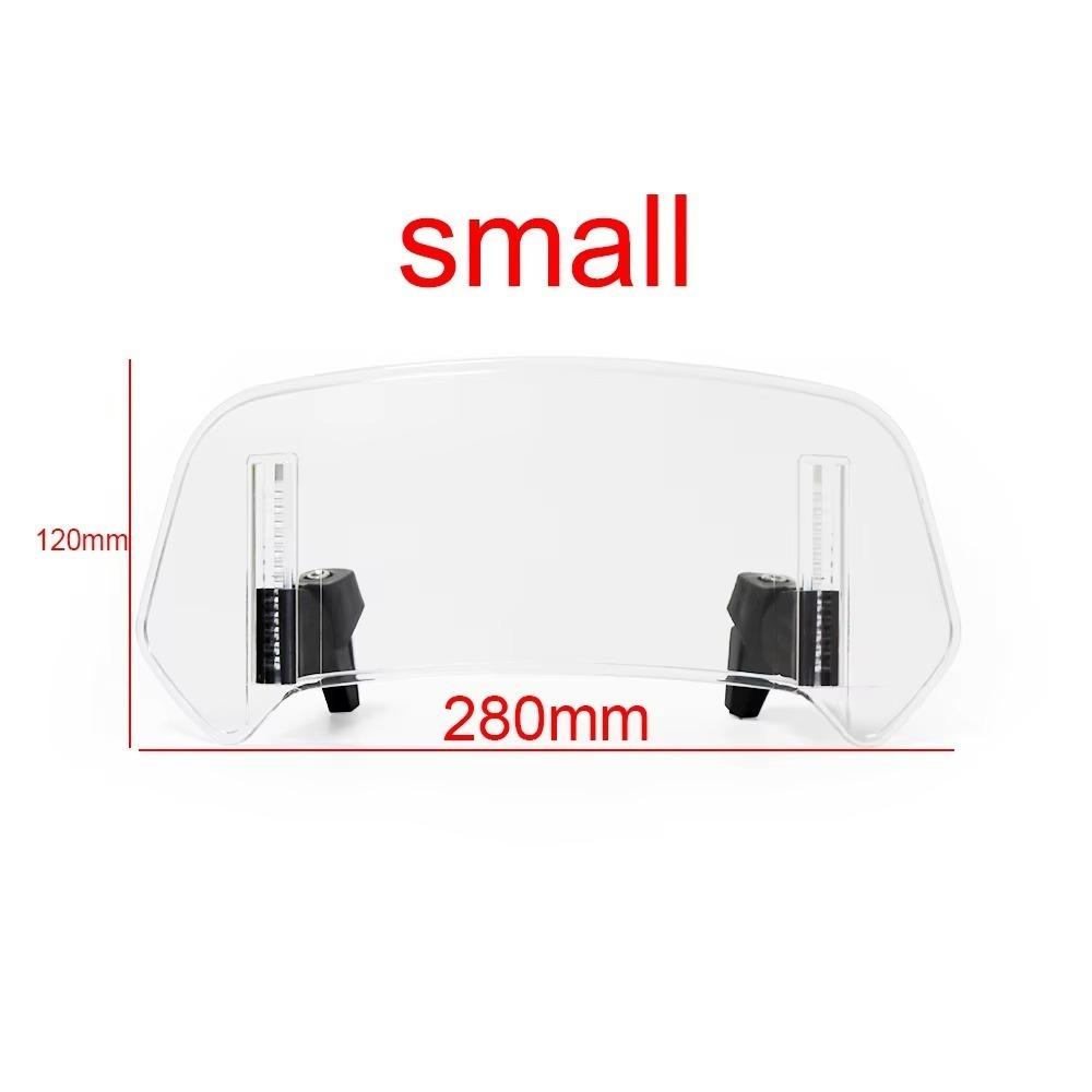 Clamp-On Extension Windscreen  For Honda Africa Twin XRV 650 XRV750T XRV650 CRF1000L XRV750