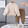 Kids Casual Long-Sleeve Set, Comfortable Daily Wear Outfits