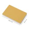 50-250PCS Cartões de Visita de Metal liga de alumínio Cartão em Branco para Cliente Gravação a Laser DIY Cartões de Presente para Negócios 7 Cores Opcionais
