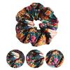 Hair Elastic Band High Elasticity Floral Pattern Adjustable Fit Hair Tie Non-Irritating Scalp Hair