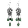 Skeleton Long Retro Earrings With Electroplating For Female Halloween Costume Accessory