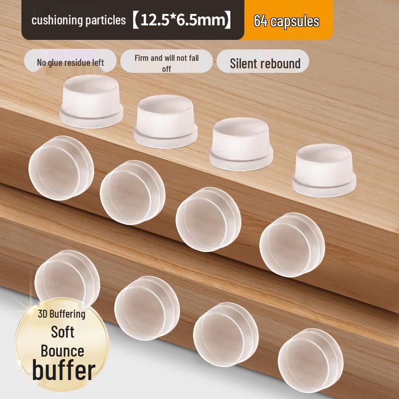 Transparent Anti-Collision Silicone Strips: Soundproof, Wear-Resistant Pads for Furniture, Doors, Windows, and Handles