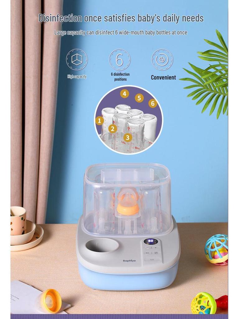 3-in-1 Baby Sterilizer & Dryer, Bottle Warmer, Multifunctional Steamer