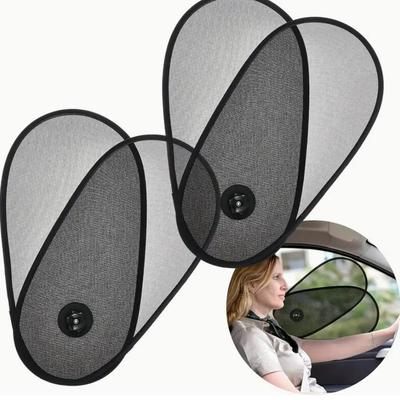 Car Sunshade Mesh: Suction Cup Design, Non-Obstructive for Side Windows & Sunroof - Available Now