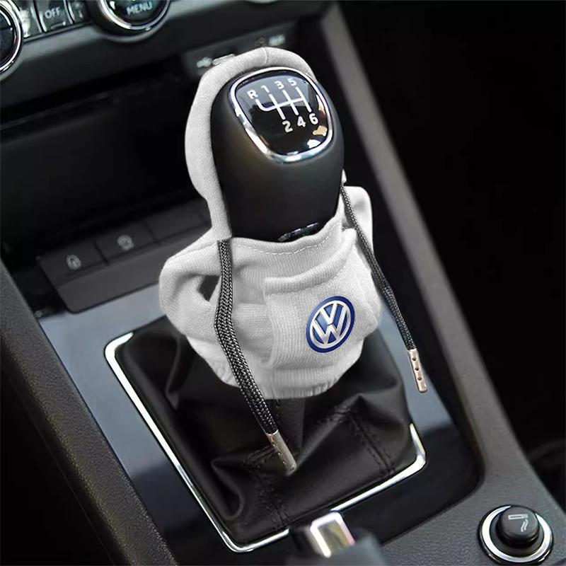 1Pcs Car Gear Lever Hood Small Sweater Decoration Gear Lever Hoodie Car Styling For Volkswagen Magotan Sagitar Golf-4 5 6 7 Magotan Polaris Boracay